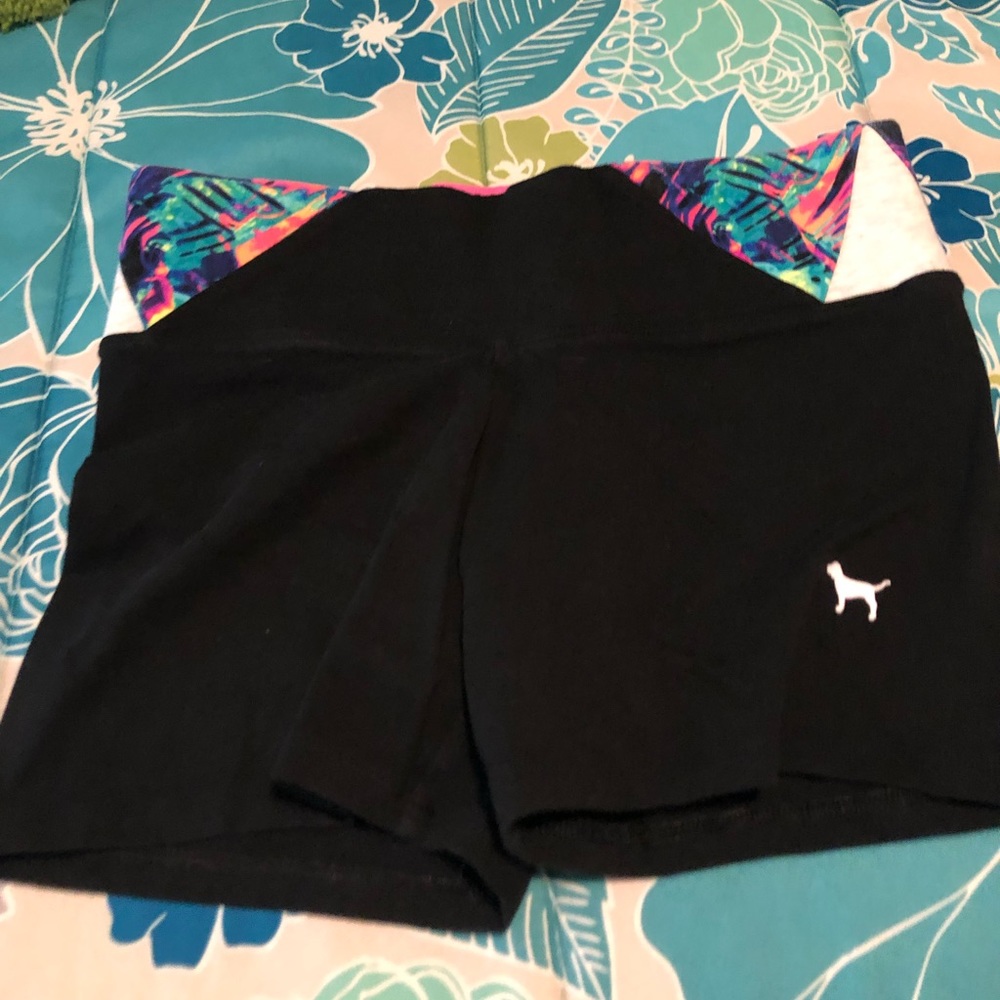 Victoria’s Secret pink yoga shorts